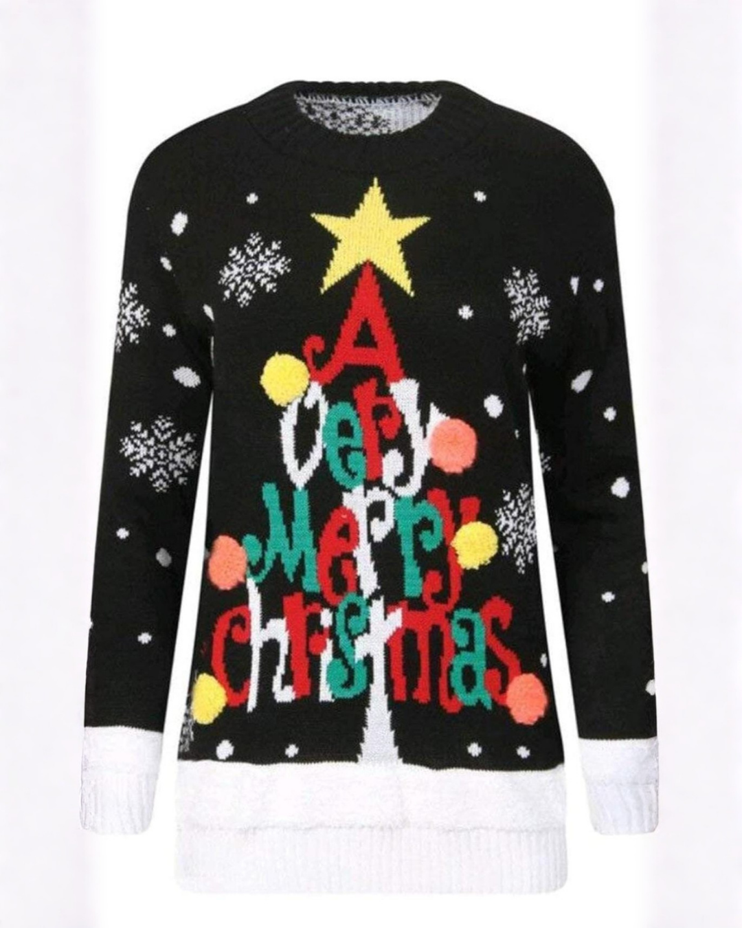 Merry Pompom Jumper