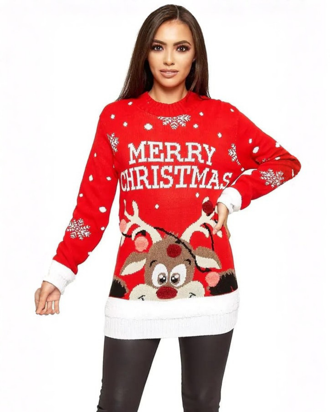 Pompom Holiday Sweater