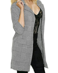 Checked Duster Blazer