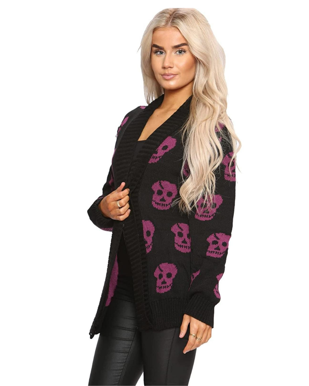Skull Knit Cardigan