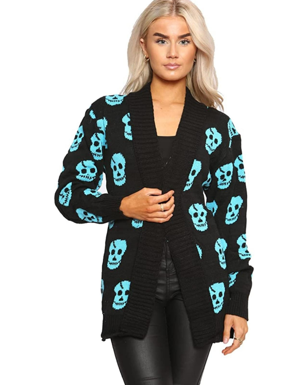 Skull Knit Cardigan