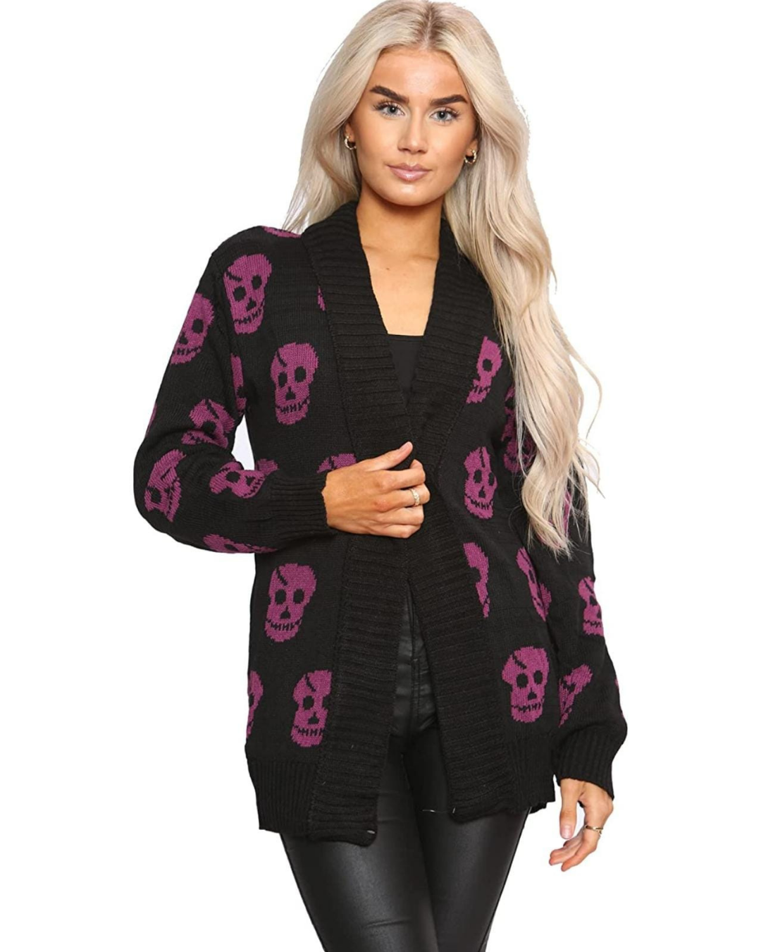 Skull Knit Cardigan