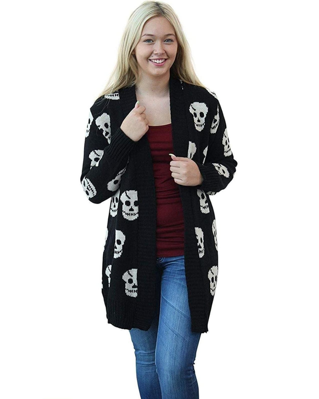Skull Knit Cardigan