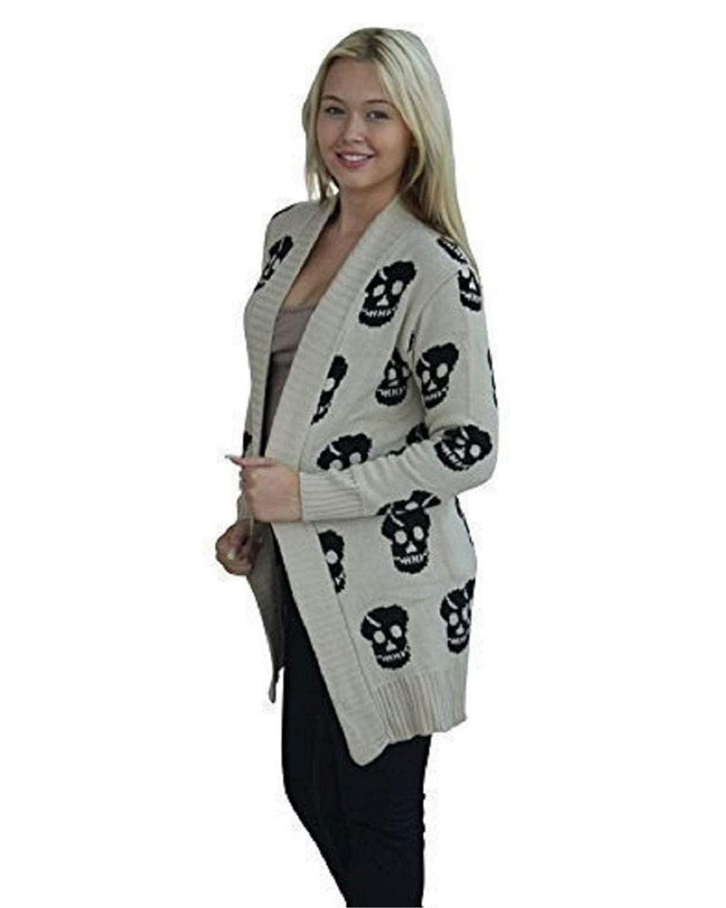 Skull Knit Cardigan