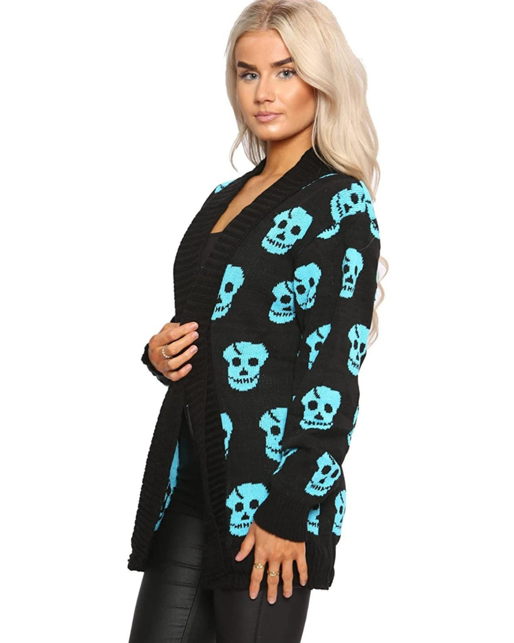 Skull Knit Cardigan