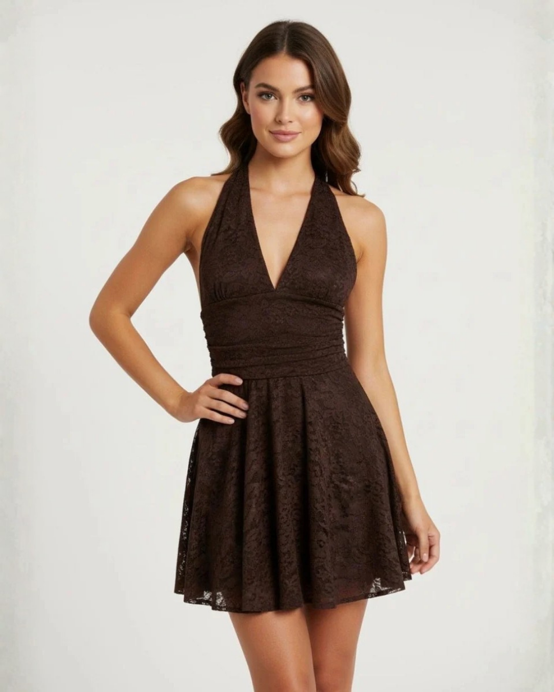 Lace Halter Dress