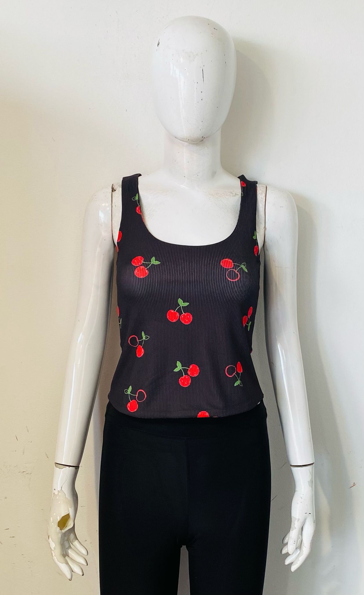 Cherry Print Vest