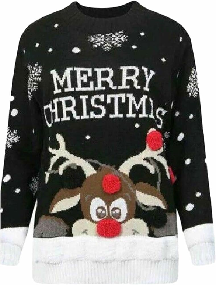 A Very Merry Pompom Holiday Sweater – Fun, Soft & Festive Christmas Jumper